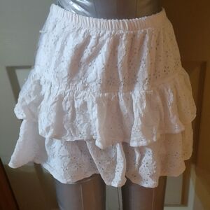 Rachel & Chloe Size Small Double Layer Skirt Lace Style